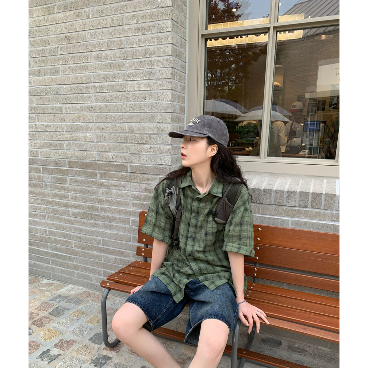 5分丈ハーフデニムパンツ | ファッション通販サイト NUGU