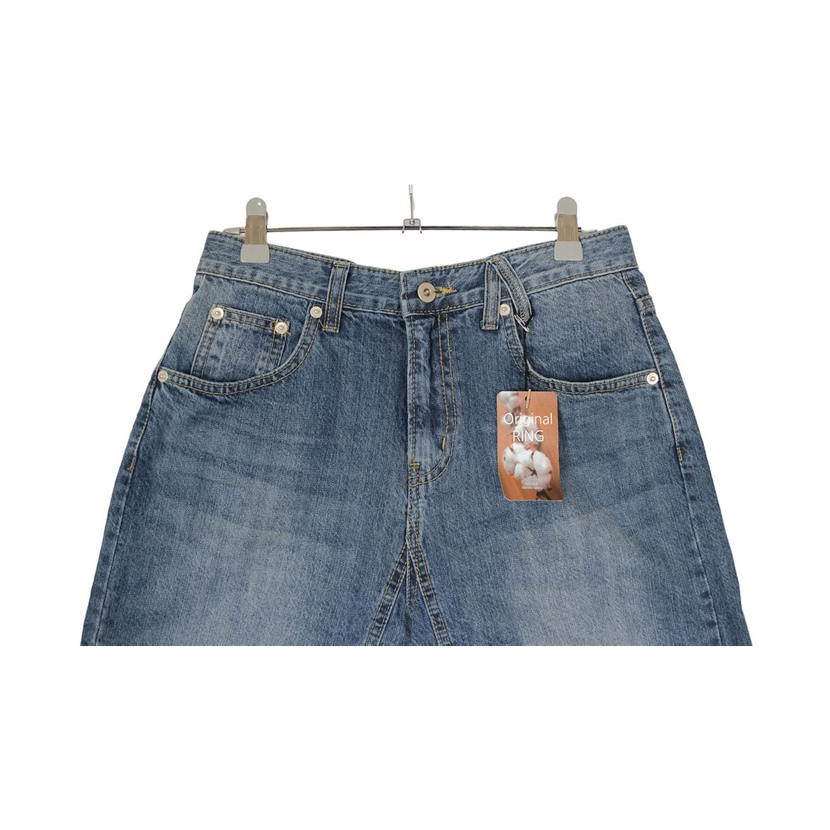 H UNIT 太めデニム　サイズ2 ワイドハーフデニムパンツ | ファッション通販サイト NUGU