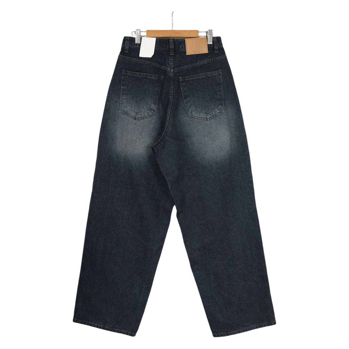 リブワイドデニムパンツ | ファッション通販サイト NUGU