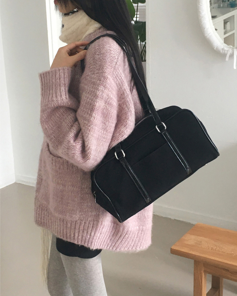 黒 スエード レザー トートバッグ SEVEN BY SEVEN(セブンバイセブン)｜【MEN】スエード レザー トート