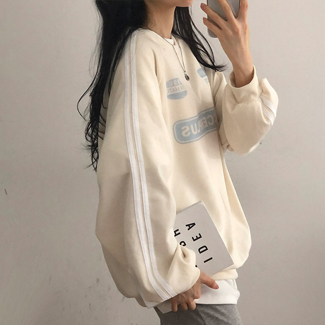 バイカラールーズスウェット | ファッション通販サイト NUGU