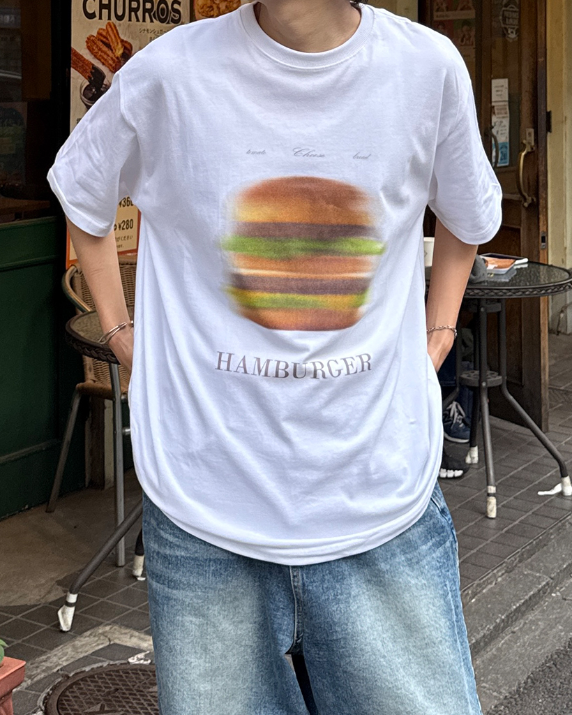 ジャンクフードグラフィックハーフTシャツ | ファッション通販