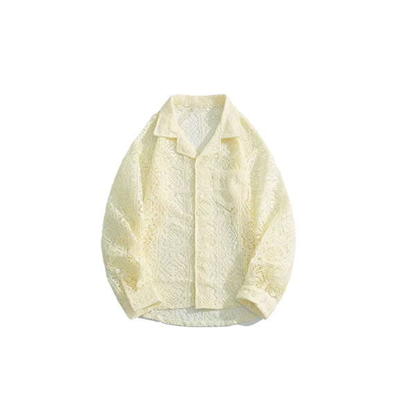 刺繍シアーシャツ | ファッション通販サイト NUGU