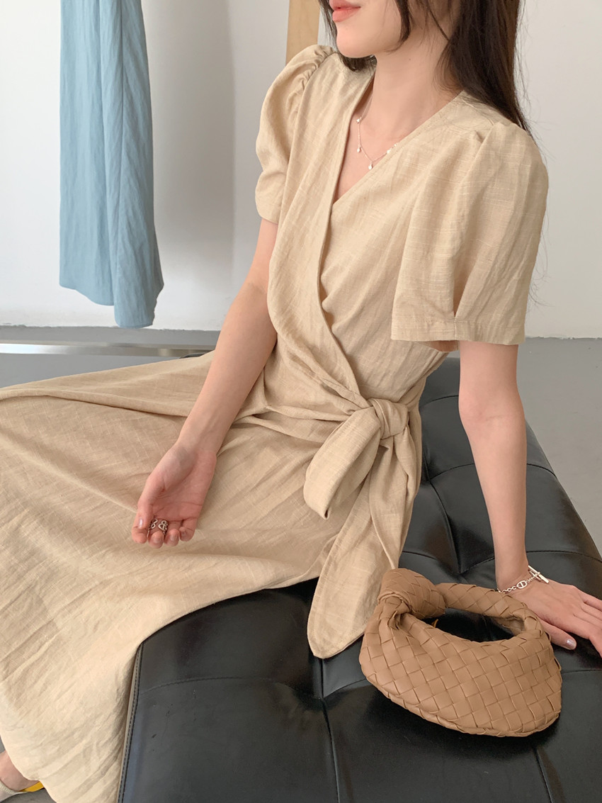 ホワイトラップワンピース | ファッション通販サイト NUGU