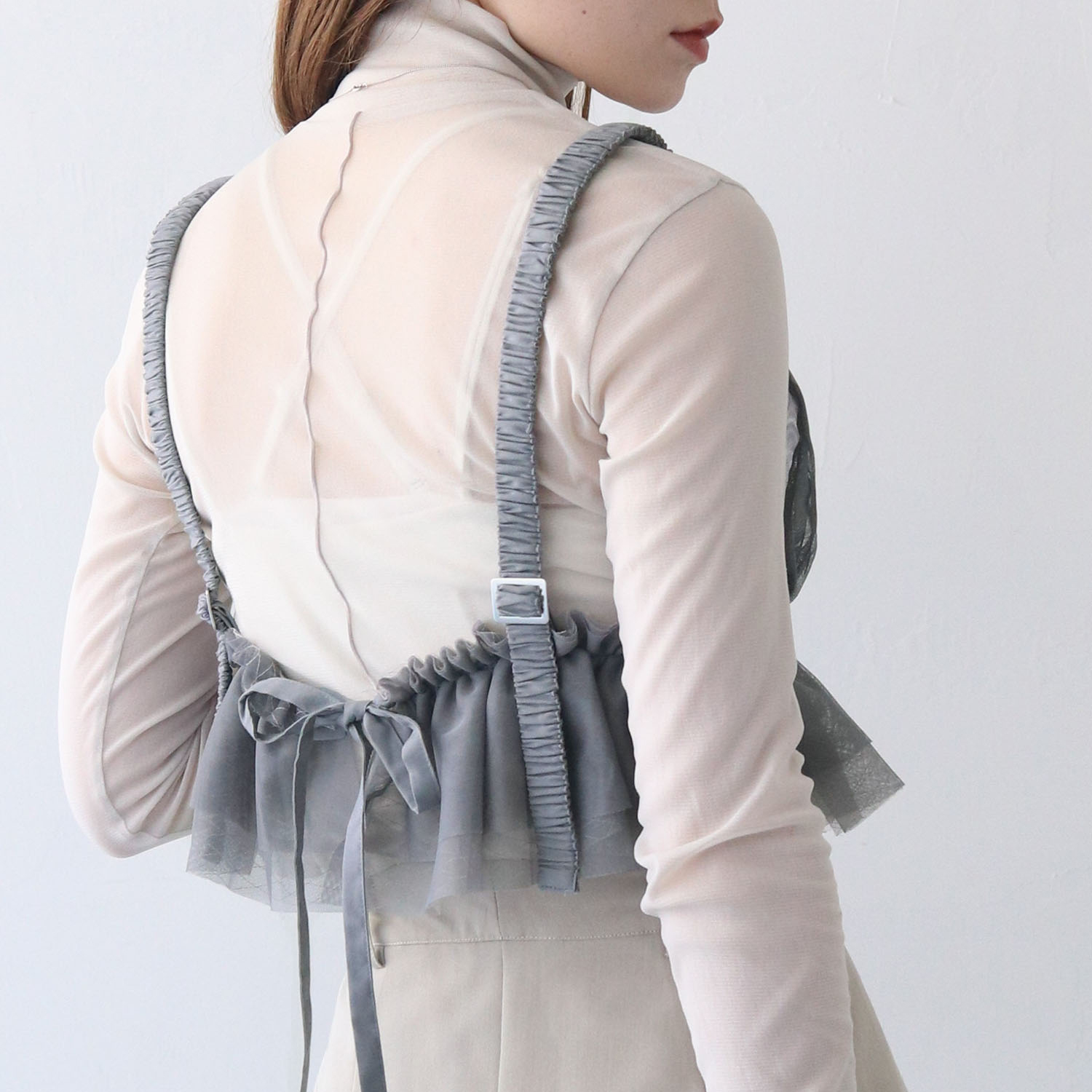 チュールフリルビスチェ（940-12617） | ファッション通販サイト