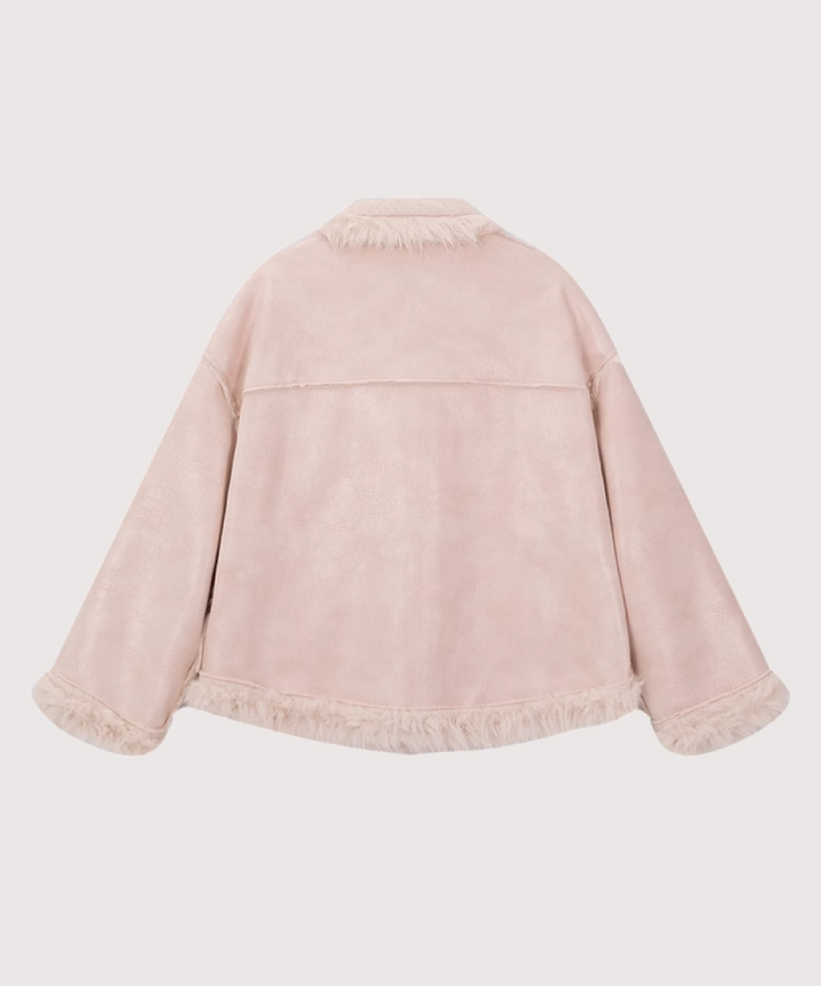 La Pafait リボン付きふわふわコート La Pafait リボン付きふわふわコート