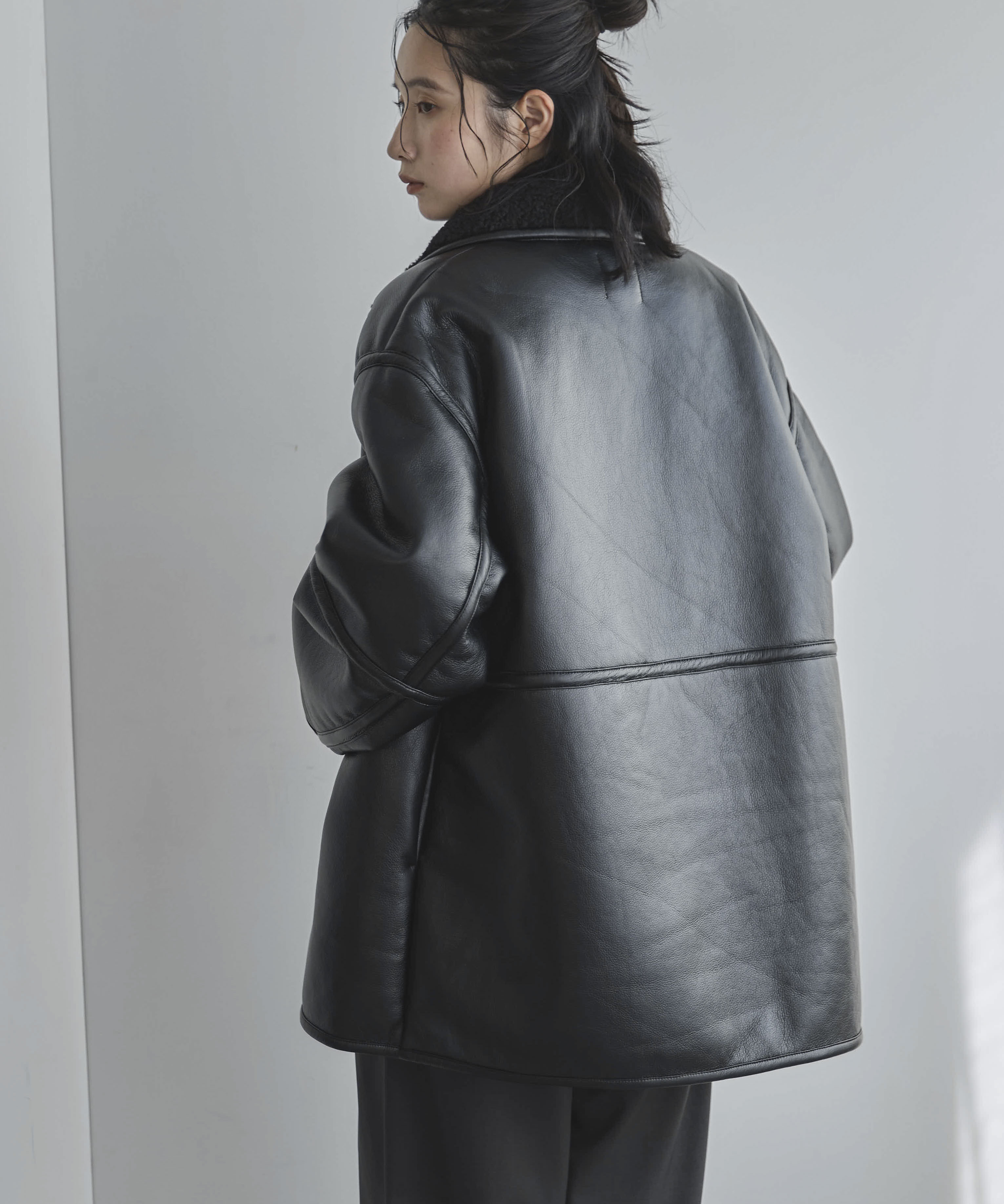 フェイクムートンB-3フライトジャケット | ファッション通販サイト NUGU