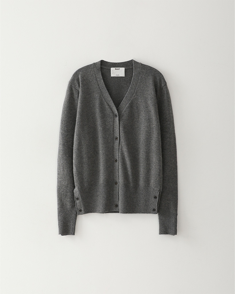 Bluesf bloom wool cardigan [Grey]