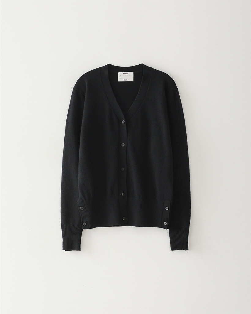 Bluesf bloom wool cardigan [Black]
