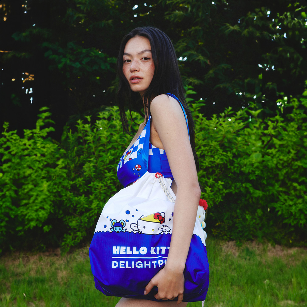 【DELIGHTPOOL】キティ/送料税込★Aloha Hello Kitty Mesh Bag★ Hello Kitty Mesh Bag - White – DELIGHTPOOL