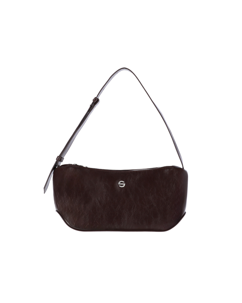 groove middle bag - crinkle choco brown | ファッション通販サイト NUGU
