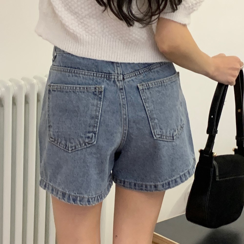 トムページ デニムショートパンツ L メンズセレクト トムとジェリー デニム ハーフパンツ 刺繍