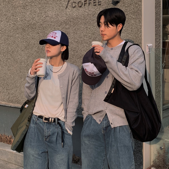 (WOMAN) べーシッククロップドカーディガン