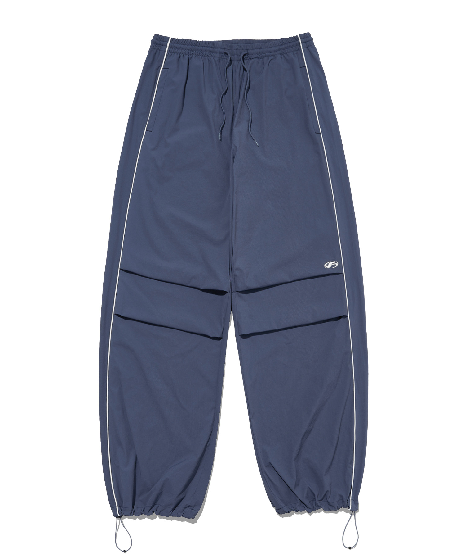 PABUCA トレパン　ナイロン　青 Summer Cotton 37 Tobi Pants