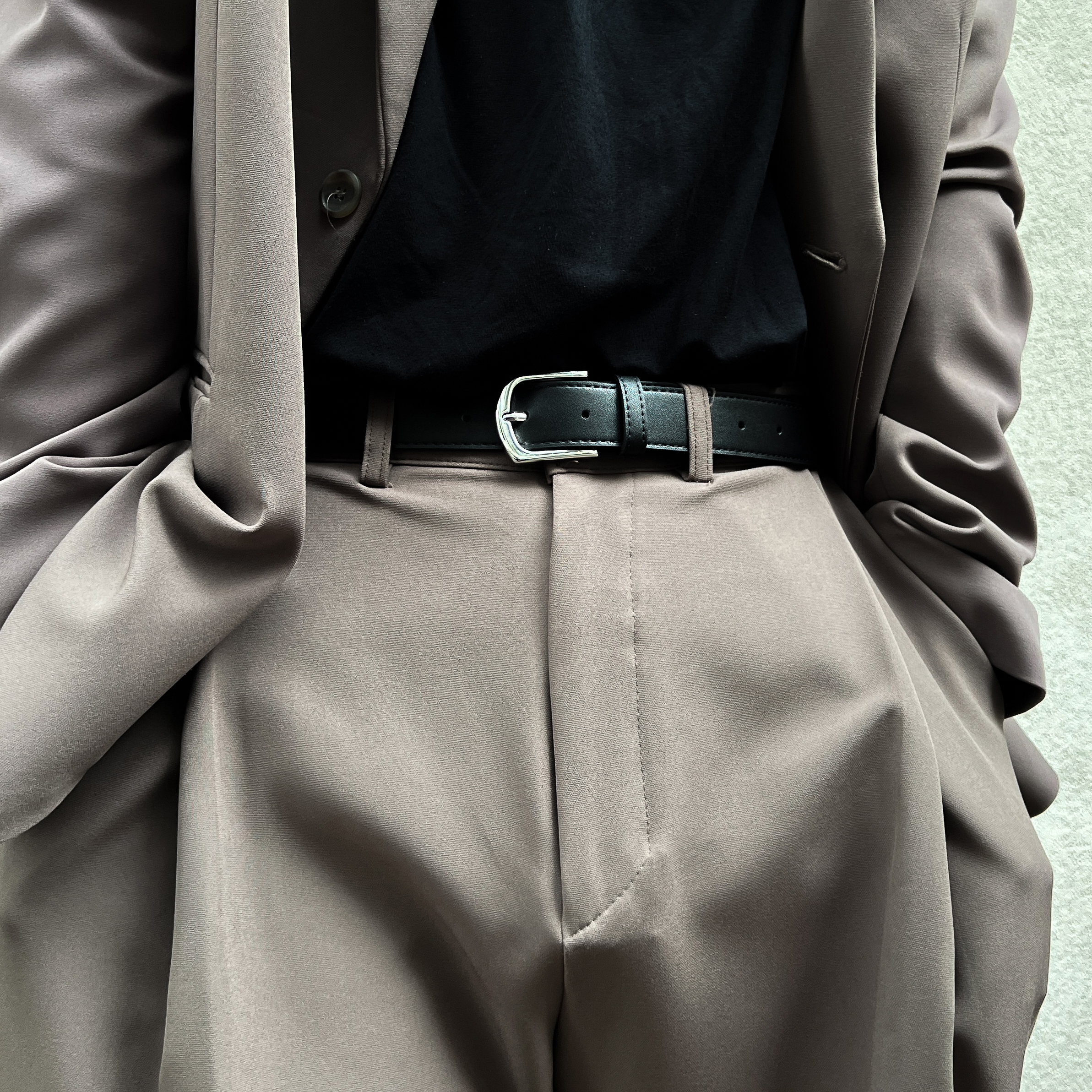 【匿名配送】CdeG HOMME レザーベルト Leather belt-レザーベルト-COMME des GARCONS HOMME