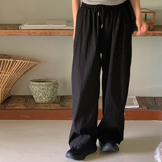 夏2WAYゴムシャカシャカワイドジョガートレーニングパンツ