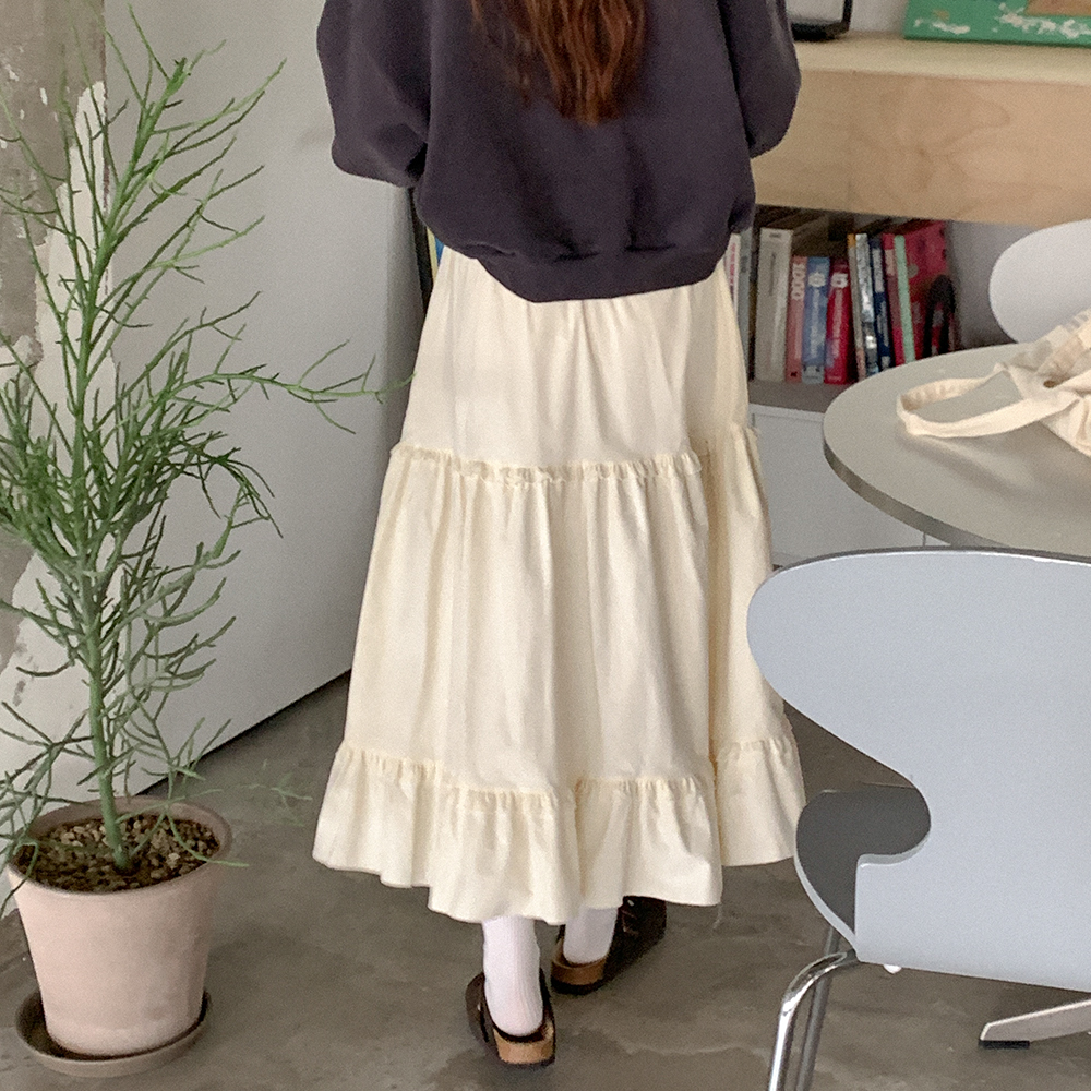 コーデュロイティアードロングスカート | ファッション通販サイト NUGU