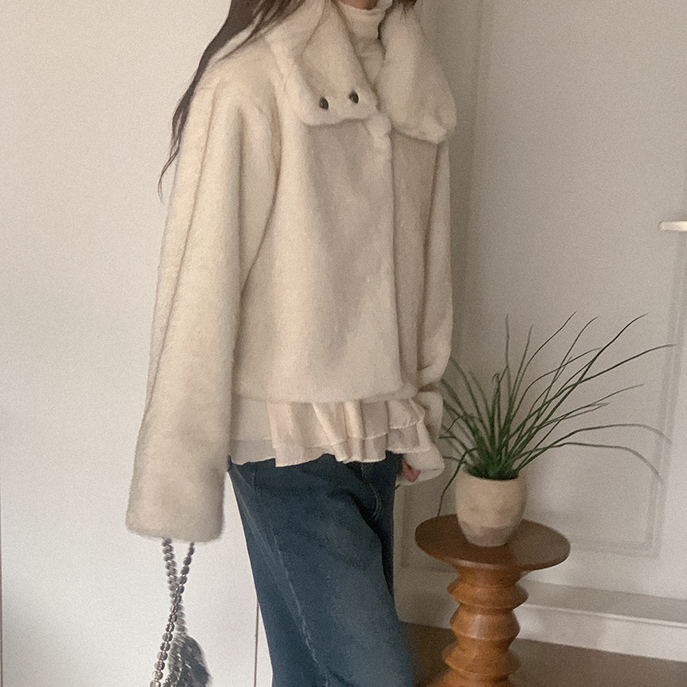 ハイネックファージャケット | ファッション通販サイト NUGU