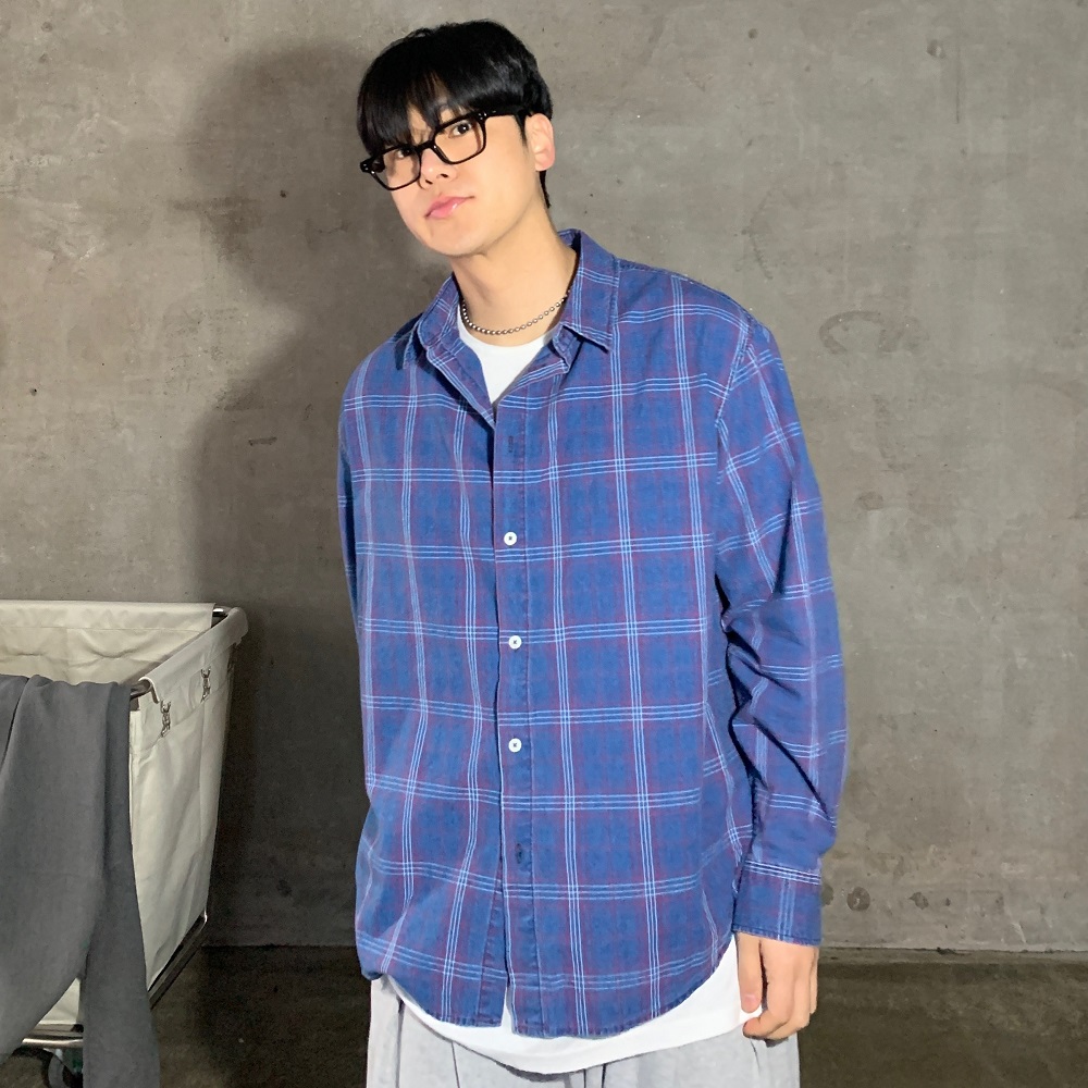 B-tlez check shirt (2color) | ファッション通販サイト NUGU