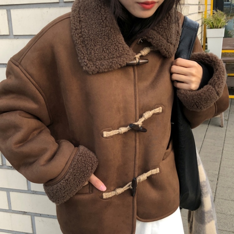 スエードダッフルムートンコート | ファッション通販サイト NUGU