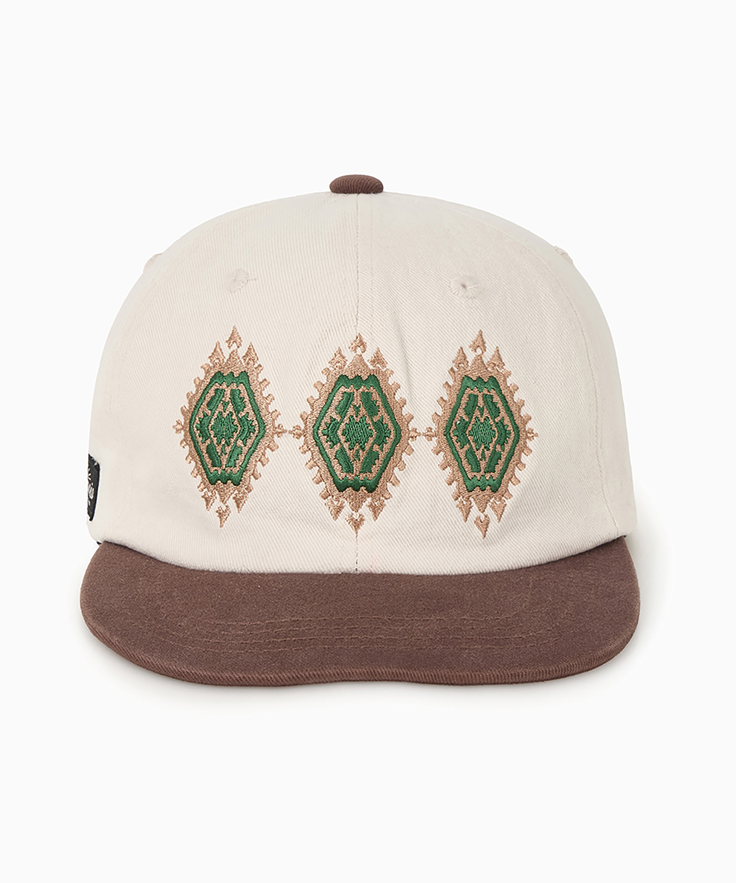 ノーマド柄ロゴキャップ【アイボリー】