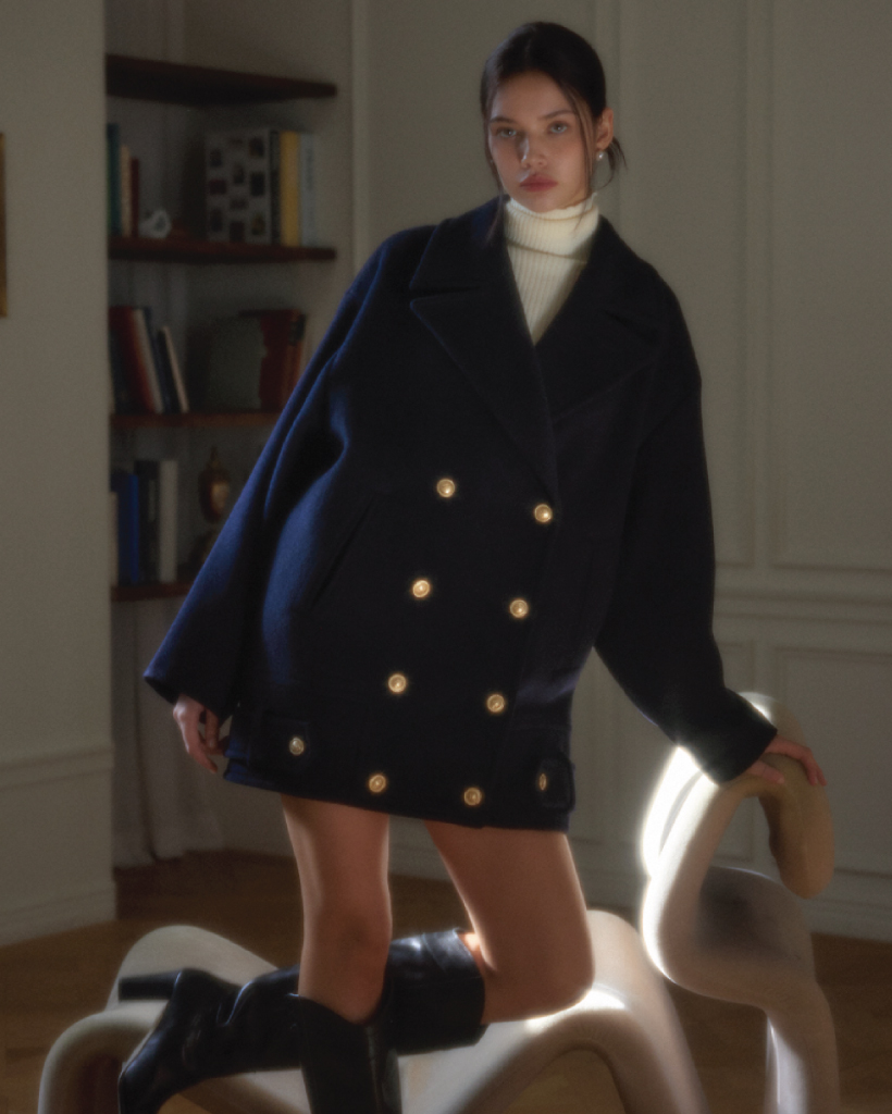 Tomboy Wool Half Pea Coat