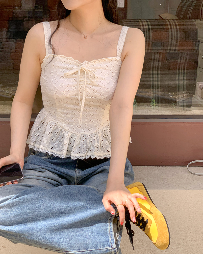 パンチングキャミソールブラウス | ファッション通販サイト NUGU