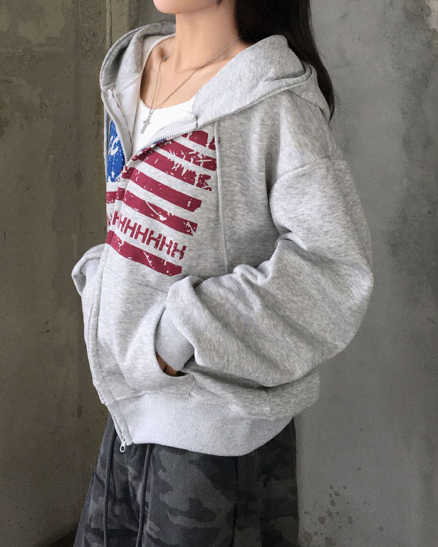 kyne ベージュ　パーカー STYLEKEY(スタイルキー) ジップスウェットパーカー AUTO MEMORIES DOLL