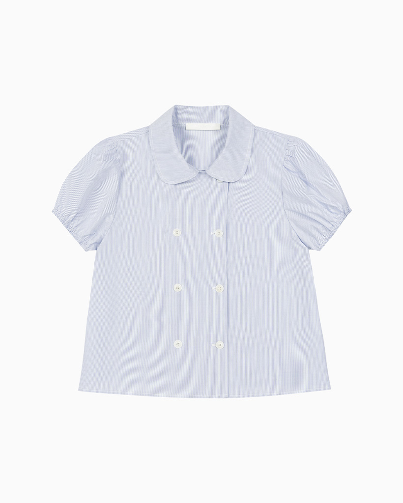 トップス OHESHIO ROUND COLLAR DOUBLE BLOUSE 公式通販】OHESHIO(オヘシオ)｜人気レディース韓国ファッション