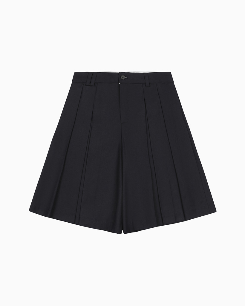 新品未使用OHESHIO PLEATS SKIRT MIDI PANTS MUSINSA公式 | OHESHIO PLEATS SKIRT MIDI PANTS, BLACK