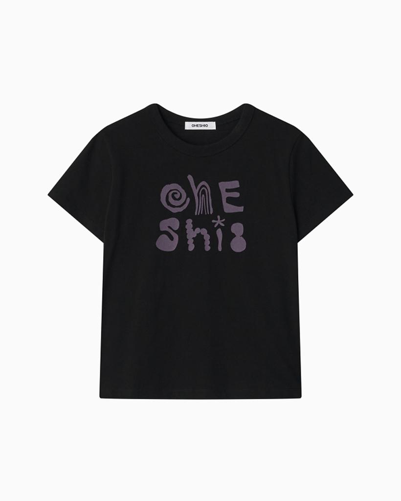 ART LOGO T-SHIRT, BLACK