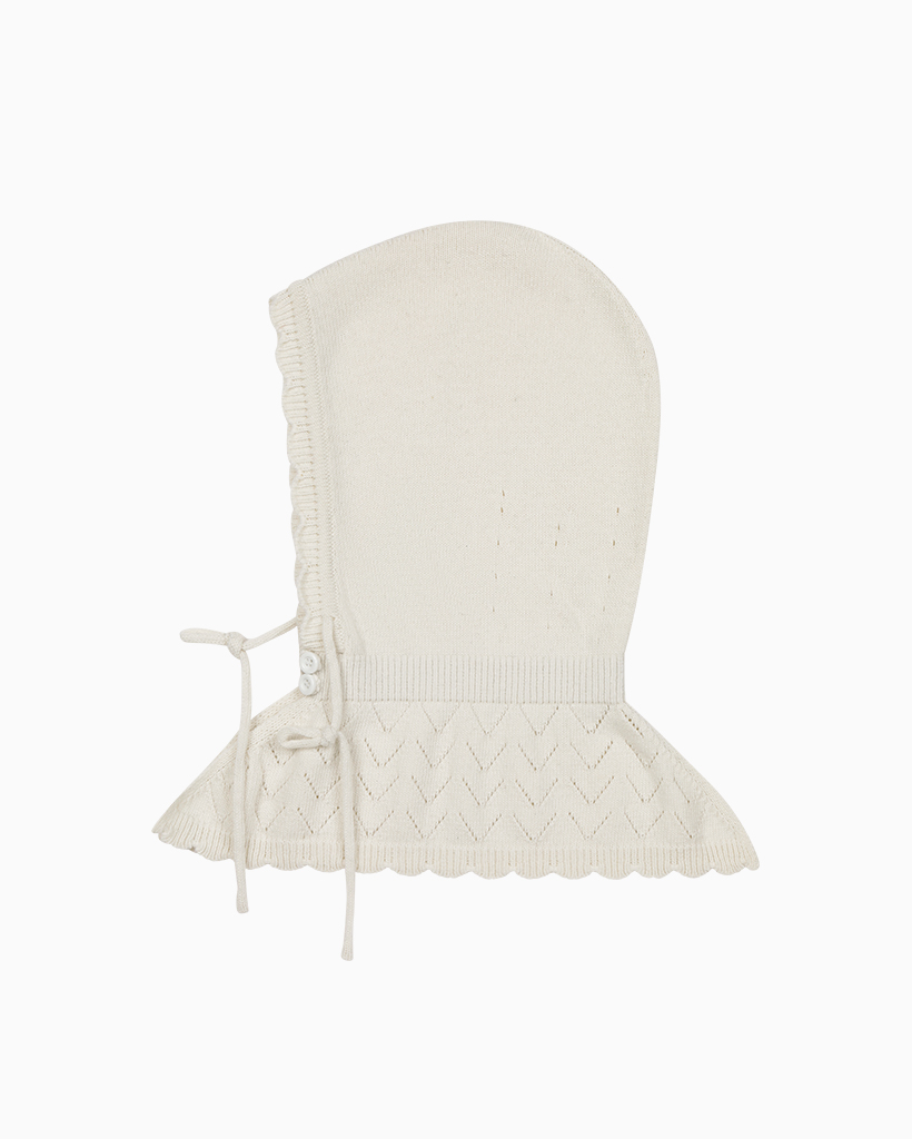 LACE KNIT BALACLAVA, WHITE | ファッション通販サイト NUGU