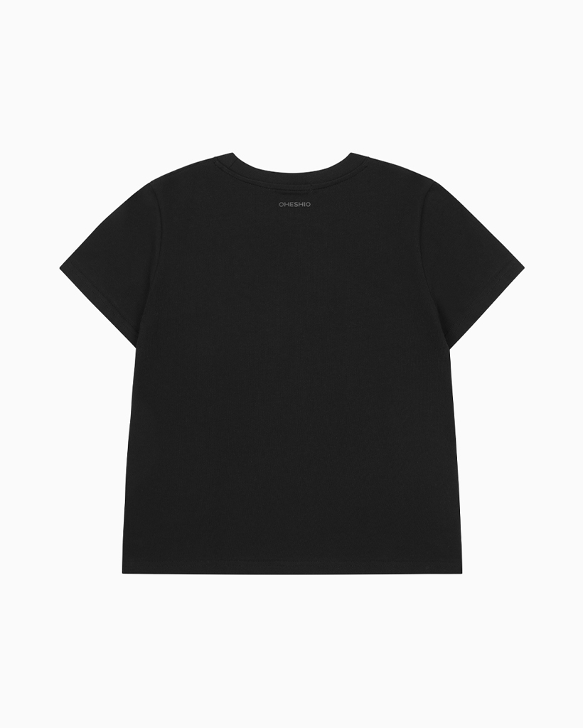 Tシャツ・カットソー OHESHIO WATER DROP T-SHIRT 5BJH1394 WATER DROP T-SHIRT, BLACK | ファッション通販サイト NUGU