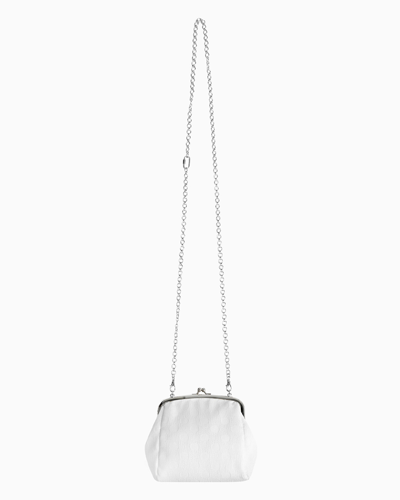 【OHESHIO】25ss DOT CHAIN CROSS BAG DOT CHAIN CROSS BAG, WHITE | ファッション通販サイト NUGU