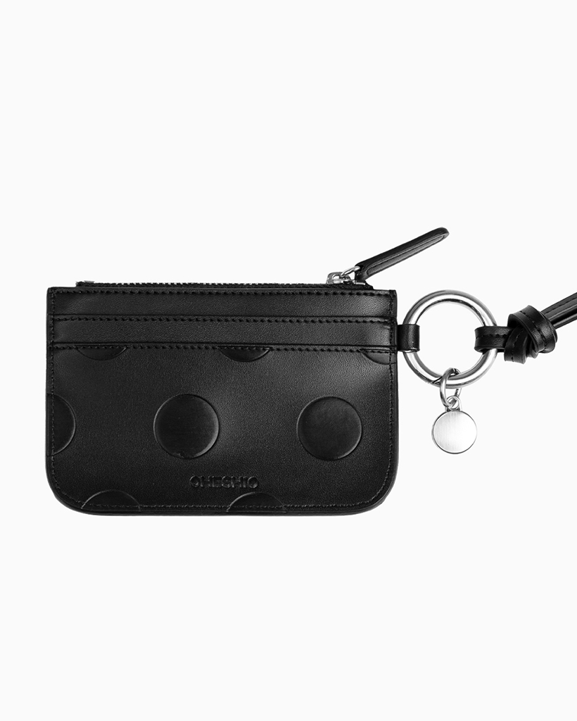 DOT CROSS CARD WALLET, BLACK | ファッション通販サイト NUGU