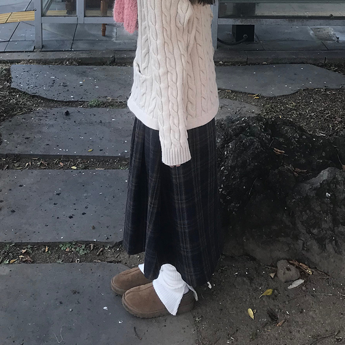 ミディボックスプリーツスカート (2color)_秋服 | ファッション