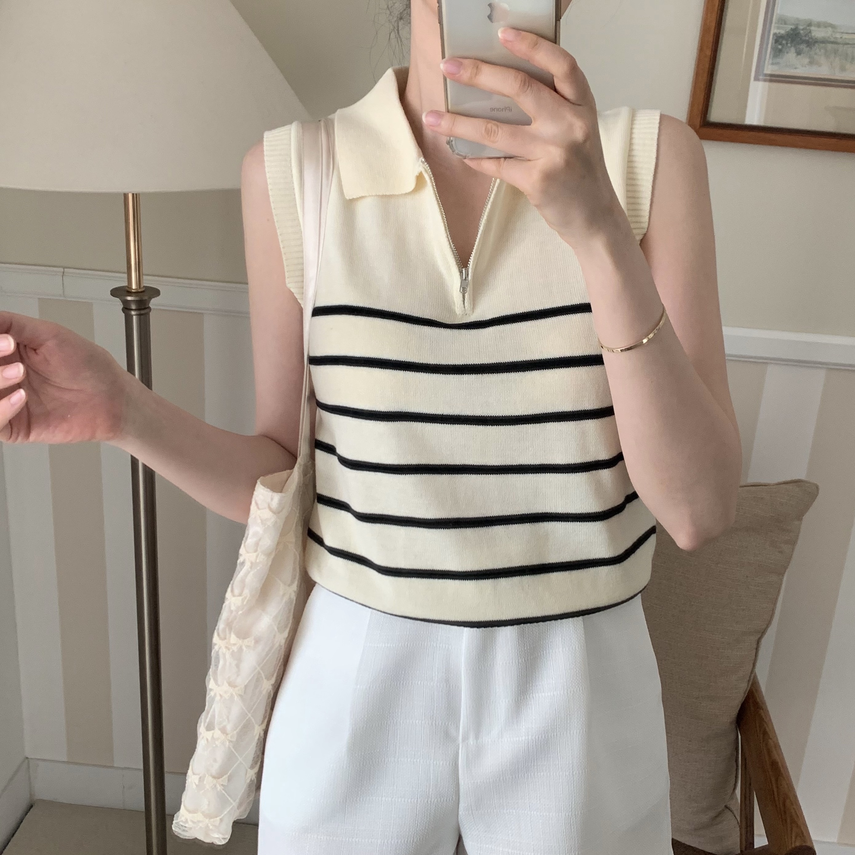 product twelve 2025SS ノースリーブベスト ハーフジップ product twelve 2025SS ノースリーブベスト ハーフジップ