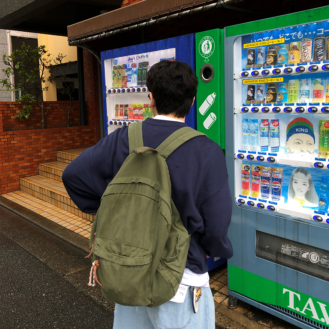 ユニセックス)ヴィンテージウォッシュバックパック(2Color