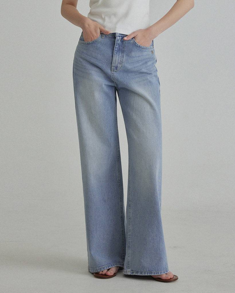 Nez Washing Wide Denim