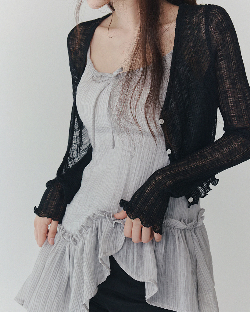 Mollin Summer Sheer Long-Sleeve Cardigan