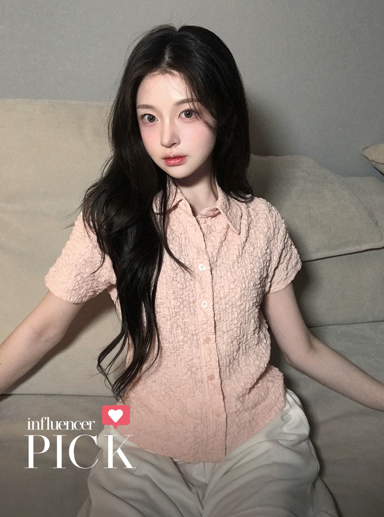 Billet Flower Lace Collar Blouse