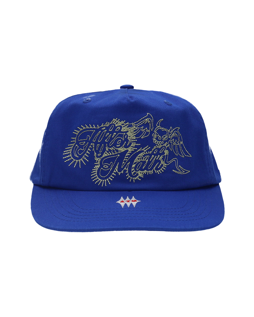 ATM DEVIL LOGO BALL CAP BLUE