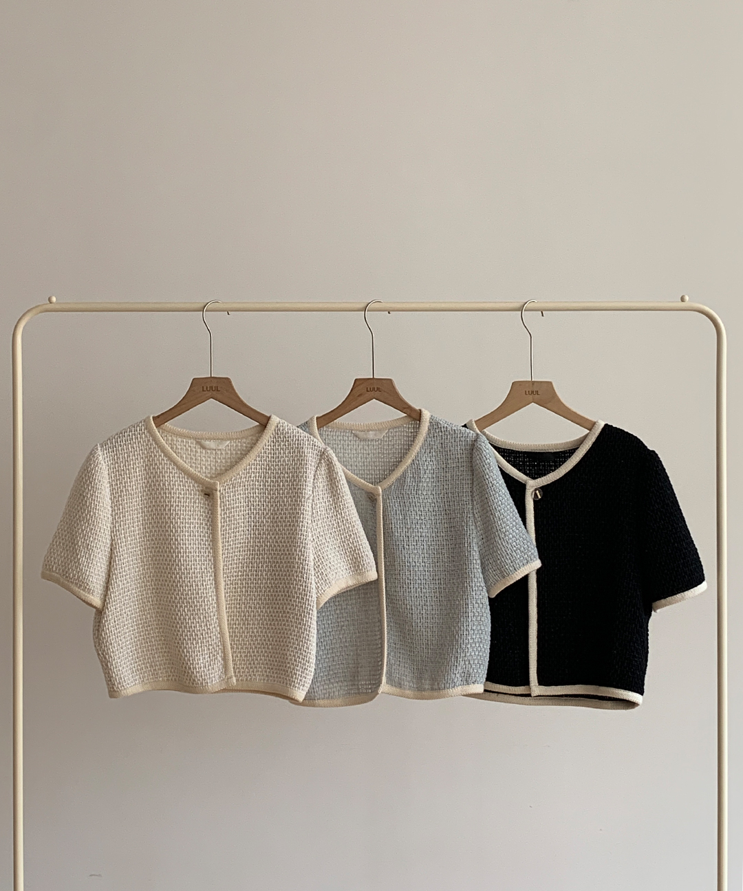 ドゥロワー　半袖　ジャケット　ツイード 36 ドゥロワー 半袖 ジャケット ツイード 36 ドゥロワー半袖