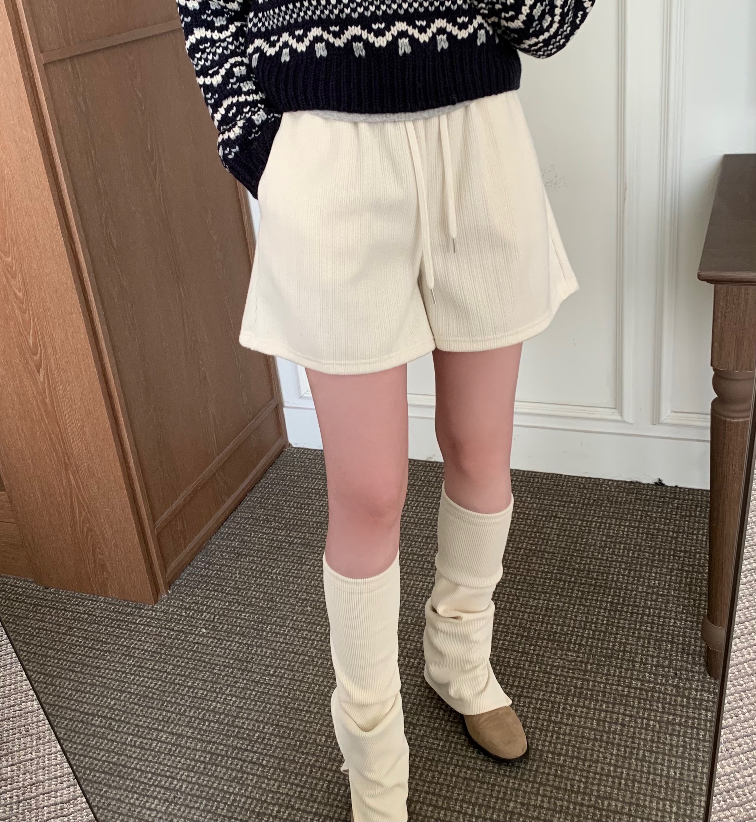 ニットショートパンツ/ハーフパンツ | ファッション通販サイト NUGU