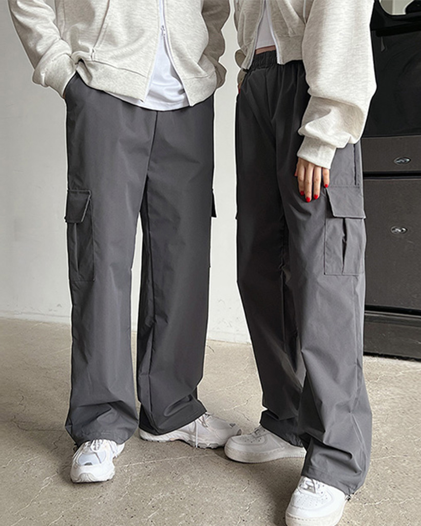 unisex]カーゴストリングパンツ | ファッション通販サイト NUGU