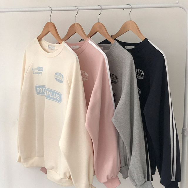 バイカラールーズスウェット | ファッション通販サイト NUGU