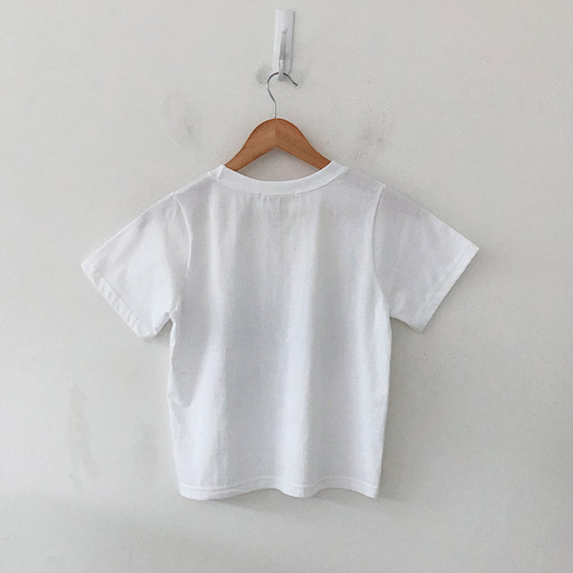 新品　Fakiii 半袖Tシャツ　3D Y2K wishcore ホワイト　水色 shopnikoniko tシャツ プリントTシャツ 半袖 ショート丈 フォト