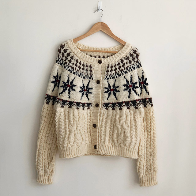 HAISPORTING GEAR イッセイミヤケ　ノルディック柄　カーディガン SEKAIMEN - HAISPORTING GEAR イッセイミヤケ ノルディック柄