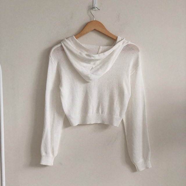 シースルー2WAYブークレパーカー | ファッション通販サイト NUGU