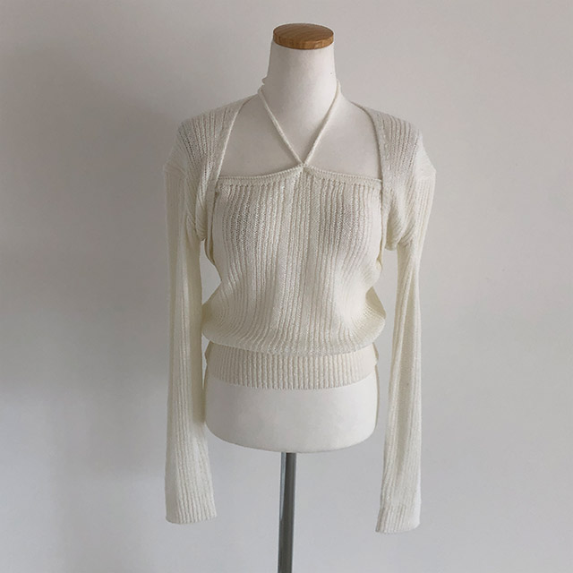 ルネ　ボレロ ボレロホルターネックニット | ファッション通販サイト NUGU